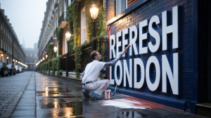 Expert painter enhancing London property with strategic decorating, Citywide Maintenance Solutions